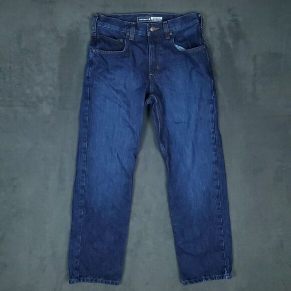 Carhartt Other - Carhartt Jeans Mens 30x30 Relaxed Fit Straight Workwear Denim Pants BD5119-M